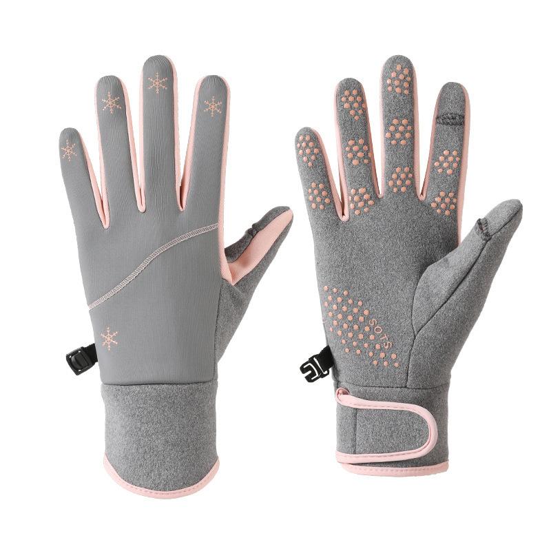 Warm gloves for men and women to ride in autumn and winter