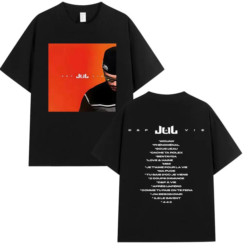 Rapper Jul Graphic T Shirt Unisex Women Clothing Fashion Hip Hop Tshirt Casual High Quality Cotton Short Sleeve Oversized Tshirts