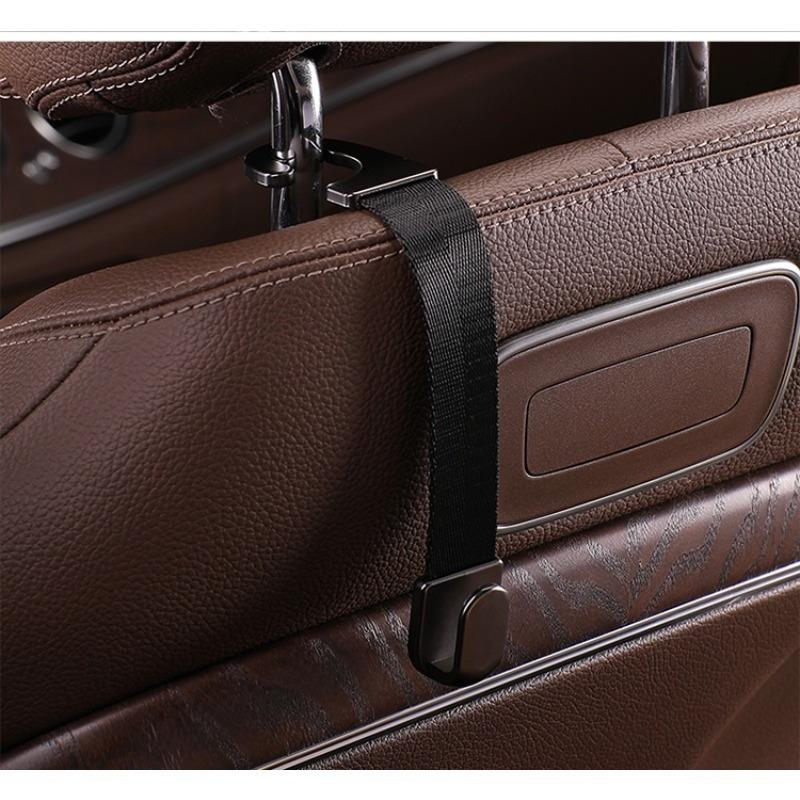 

Car Headrest Hooks Hanger for Bags Seat Back Organizer Holder Clips Auto Fastener Hooks Car Storage Interior Accessories чорний