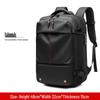 Expandable Large-Capacity Men's Travel Backpack with Vacuum Compression for Short Trips and Laptop Storage