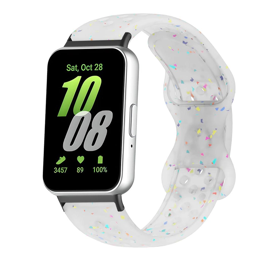 Silikonarmband für Samsung Galaxy Fit 3 Uhrenarmband Sportarmband für Samsung Galaxy Fit3 Ersatzarmband Zubehör
