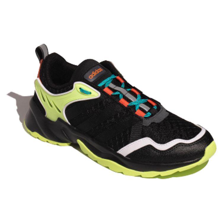 Adidas Neo 20-20 FX Versatile PU Wear-Resistant Breathable Low-Top Marathon Running Shoes Men sneaker Black Yellow EH2216