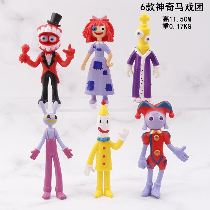 

Клоун Цирк Очаровательная Помни И Кролик Джекс ПВХ Фигурка Коллекционная Модель