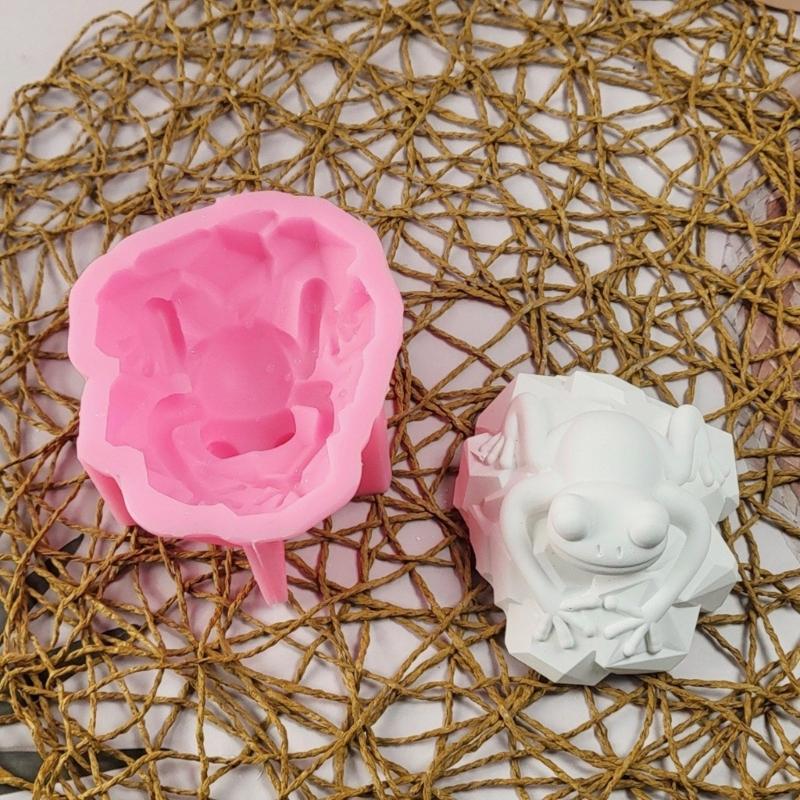 Silicone Moulds Animal Molds Handmade Ornament Molds 3D Frogs Epoxy Resin Molds Plasters Molds Castings Molds