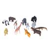 12pcs Jungle Animals Figures Realistic Learning Jungle Animals Toy Playset for Children Christmas