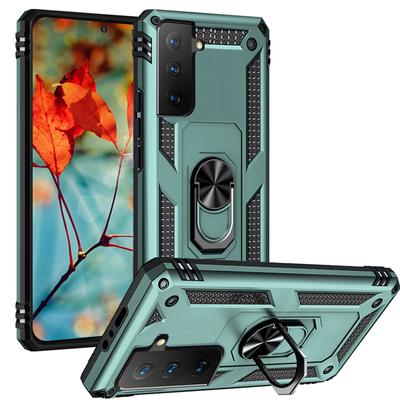 Battle Armor Halter Handyhülle Für Samsung Galaxy S22 S21 S20 A23 A33 A43 A53 A73 A22 A32 A42 A52 A72 A12 M23 M53 5G Stoßfest Ringständer Abdeckung Hülle