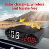 Heads Up Speedometer Display Solar Vehicle Speed Monitoring Supplies Car Speedometer Display For Sedans RVs SUVs Trucks Drivers