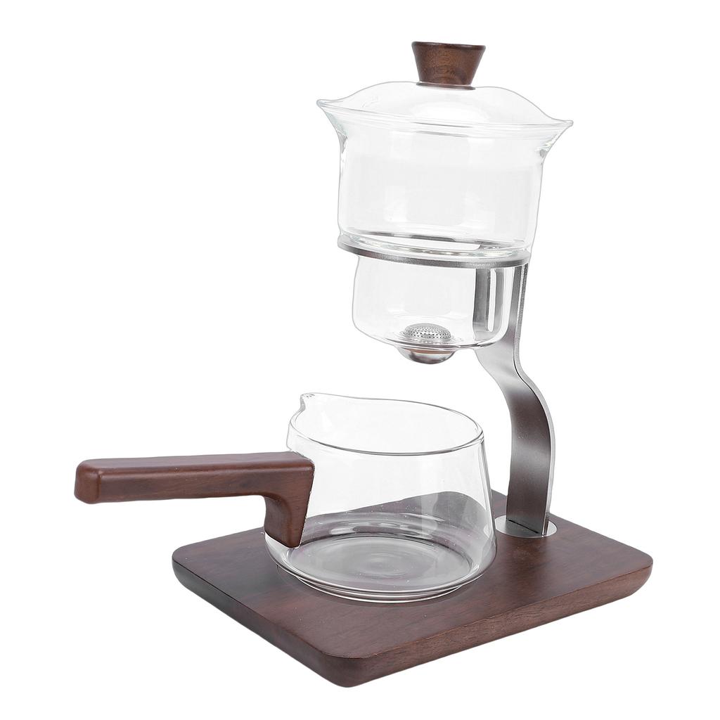 Magnetic Teapot Set Clear High Borosilicate Glass Water Separation Teapot with Base Fairness Mug Cup Lid