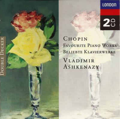 CD FRÉDÉRIC CHOPIN / VLADIMIR ASHKENAZ - Favourite Piano Works 4448302 London Records 1996 Canada Classical Used