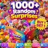 1000+Pieces/Kinds Assorted Squishy Figures  Surprise Toys Slow Rising Soft Fidget Squeeze Stress Relief Toy Random 1pcs