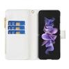Luxury Lanyard Zipper Wallet Card Slot Phone Case For Samsung Galaxy Z Fold 7 6 5 4 3 Fold6 Fold5 Fold4 Leather Flip Stand Cover