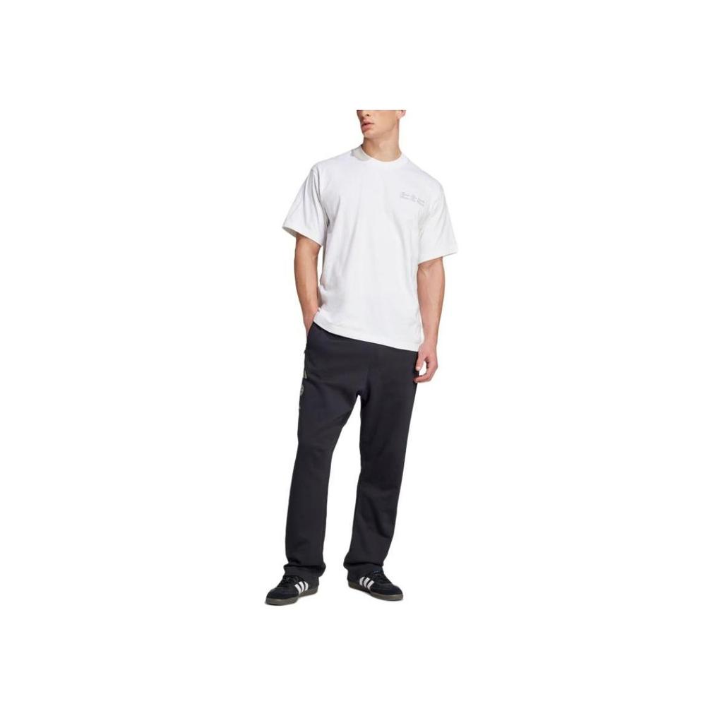 Adidas X BSTN X FC Bayern Munich Collaboration Unisex Loose Fit Organic Cotton Short Sleeve T-Shirt White JF0575