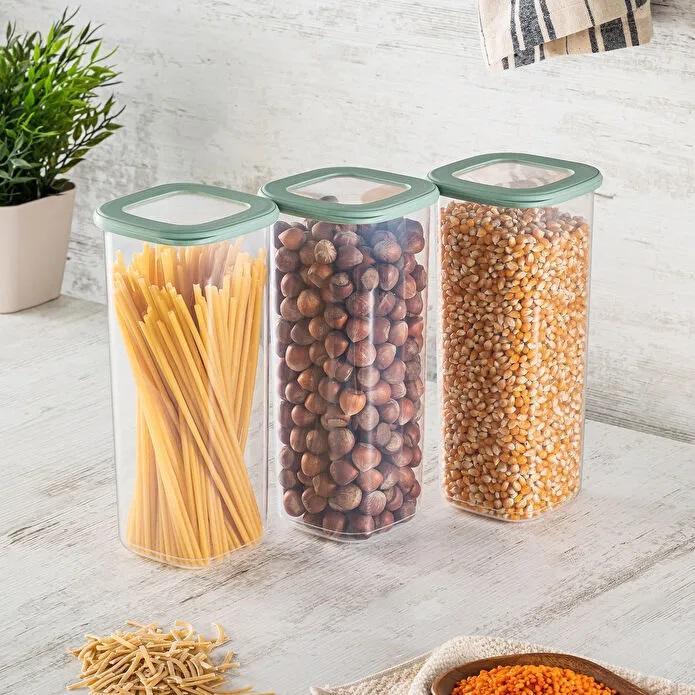 12 Piece Airtight Food Storage Container Set – Transparent BPA-Free Pantry Organizer, Stackable Leakproof Snack Jars for Kitchen