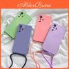 Lanyard Case For Strap Chain Samsung S25 Ultra S24 S23 Plus S22 S21 Fe S26 A56 A36 A16 A18 A55 A35 A15 A25 A52 A17 A37 A57 Lanyard Necklace Rope Cover