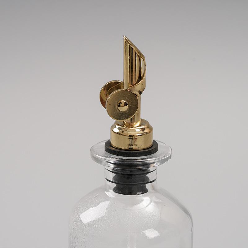 Automatic Leak-Proof Glass Oil Dispenser with No-Drip, No-Stick Design and Large Capacity