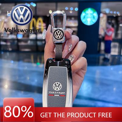 Für VOLKSWAGEN Zinklegierung Auto Fernbedienung Schlüsselhülle Abdeckung Schale Für Volkswagen VW Polo Golf Passat Tiguan Beetle Caddy T5 Up Eos Schlüsselanhänger