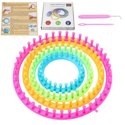 DIY Round Sweater Knitting Tool - Hand-Knitted Yarn Hat Maker