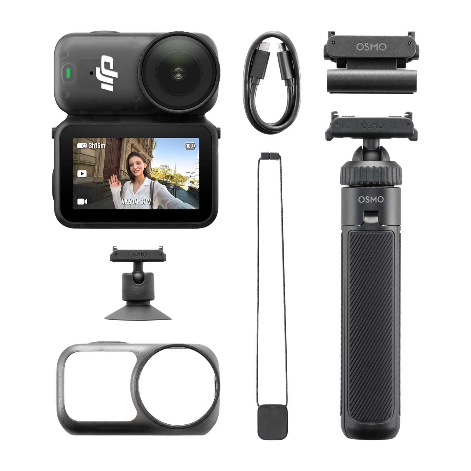 Joom Dji Licht Osmo Nano Combo 4K Tragbare Vlog-Kamera Für Unterwegs (128 Gb) - Bild 4