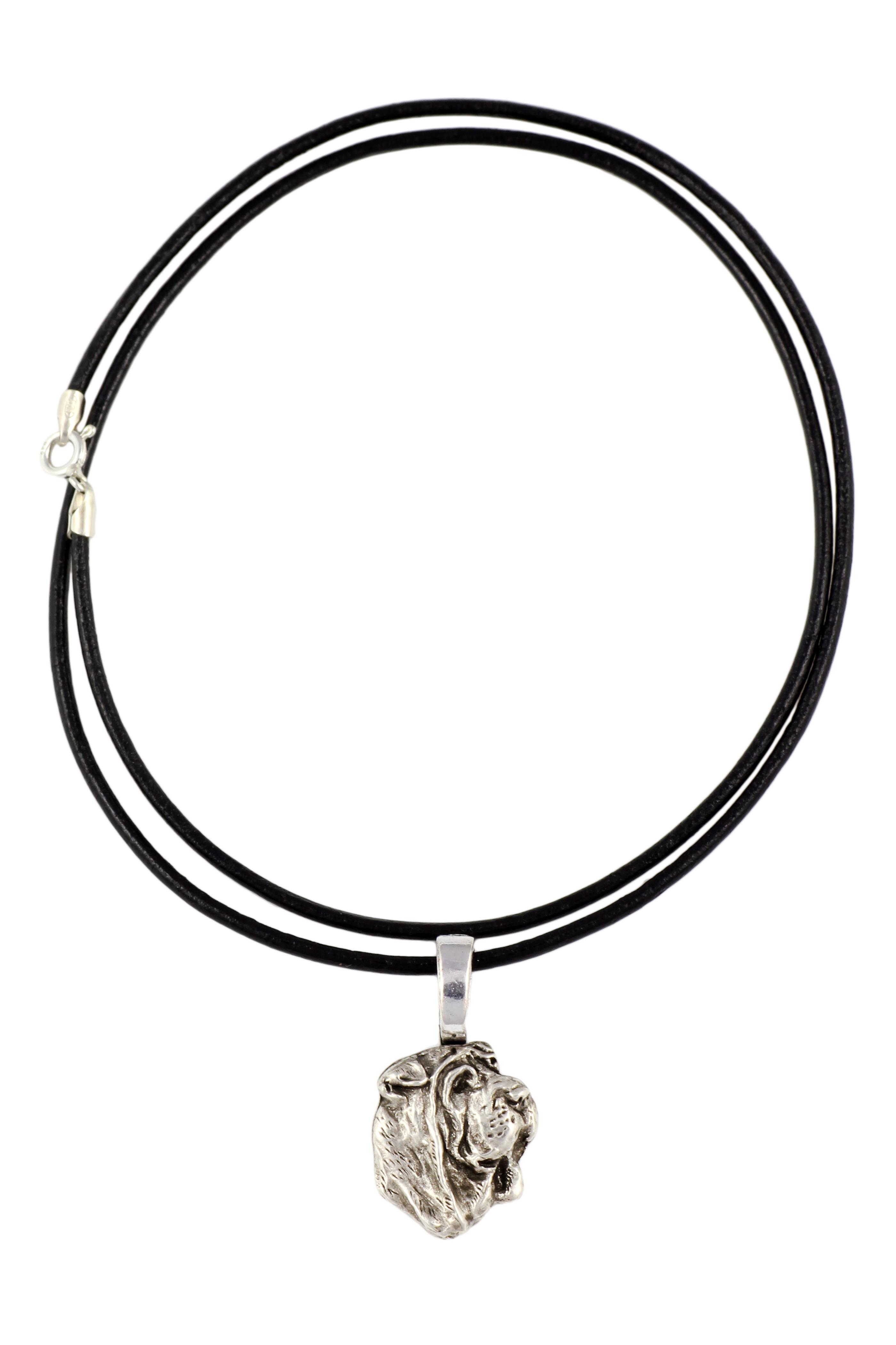 

Shar Pei II - намисто з собаками, посріблена підвіска для собаколюбів, витончені прикраси від Art-Dog срібний