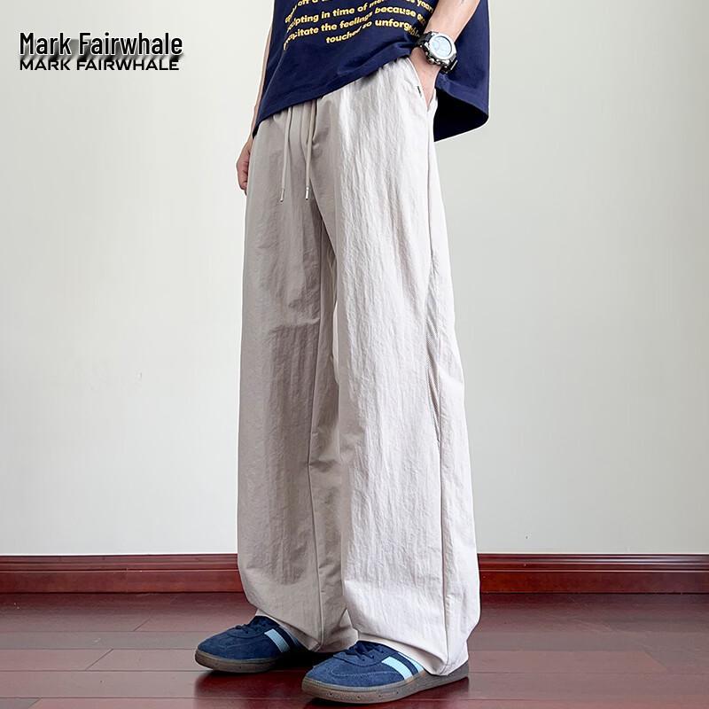 Mark Fairwhale Men's 2026 Summer Breathable Straight-Leg Casual Sport Pants