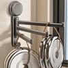 3-Bar Towel Rack No Need To Drill Bath Towel Rack Quality Rotating Towel Hanger  Kitchen
