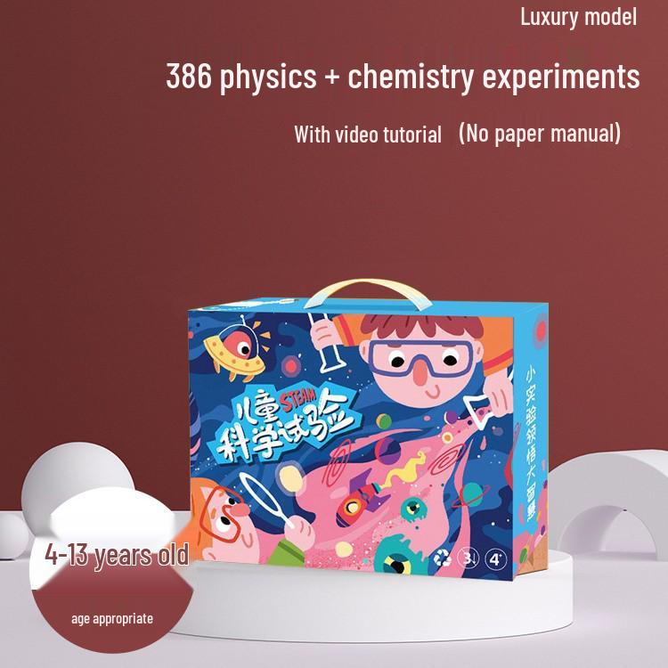 Kids  Science Experiment Kit: Fun Physics & Chemistry Projects for Kindergarten & Primary School Students