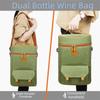 Bolsa Refrigerante Aislada de Apertura Grande Bolsa Tote Refrigerante Aislada Bolsa Duradera para Picnic Almacenamiento de Vino