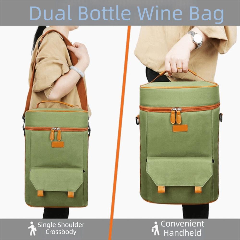 Bolsa Refrigerante Aislada de Apertura Grande Bolsa Tote Refrigerante Aislada Bolsa Duradera para Picnic Almacenamiento de Vino