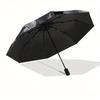Wednesday Addams,Gothic Fashion Automatic Folding Umbrella 8 Ribs Lightweight Design, Durable Iron Frame, Compact and Portable, Ideal Birt