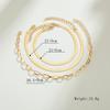 Beach seaside anklet personalized multi-layer chain metal women's anklet
