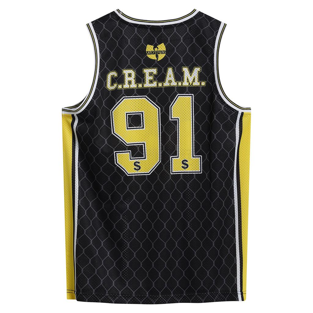 Amplified Men's Cream Wu-Tang Clan Basketball Jersey
