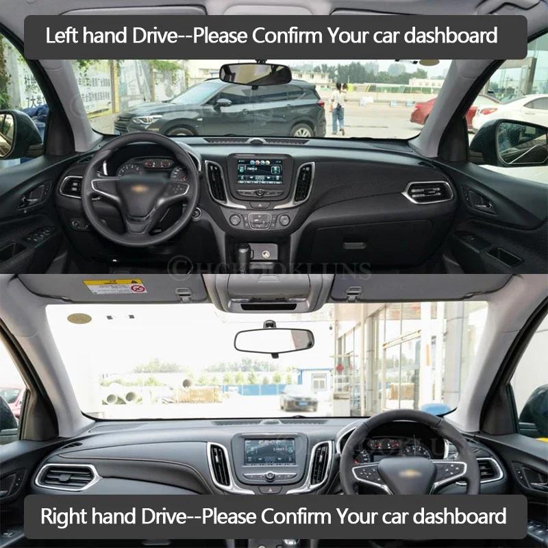 Car Accessories Dashboard Cover Mat Dashmat Pad Dash Sun Shade Protect Carpet 3rd Gen for Chevrolet Equinox 2017 2018 2019 MK3