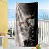Golden Goalkeeper Legend Beach Towel Super Soft & Absorbent Comfortable Lightweight