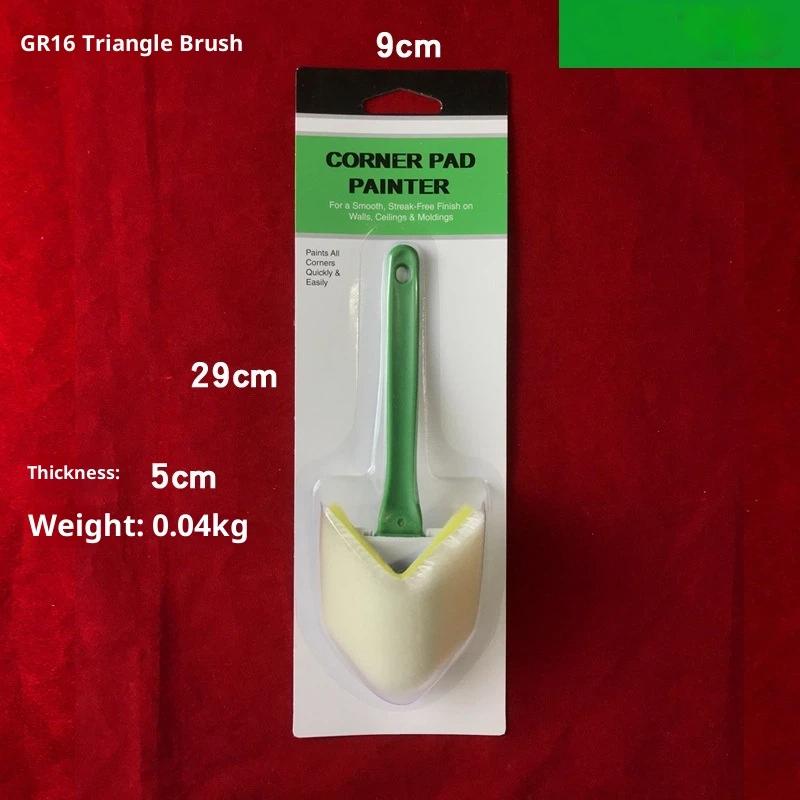 1Pcs Nylon Bristles Edges Painting Corner And Edges Triangular Edge Line Green Brush Edger Cutting In Home Interior Wall
