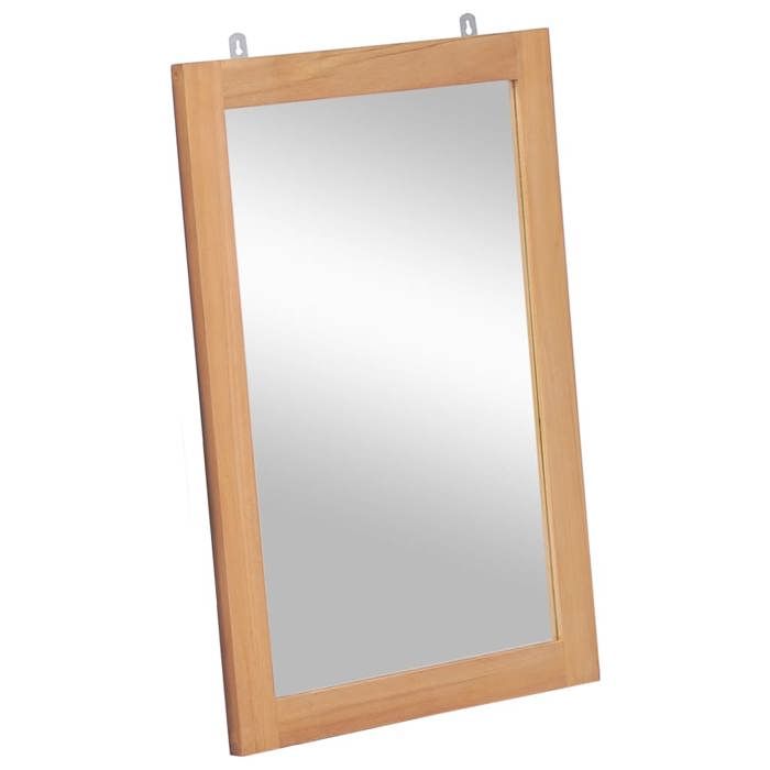 Maison Exclusive - Miroir mural Teck massif 50 x 70 cm