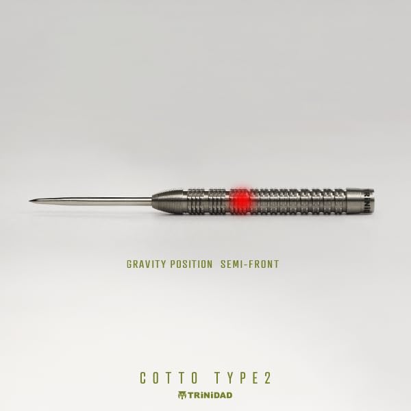 TRiNiDAD COTTO2 Steel Dart Barrel by Takayuki Masatsu Trinidad Pro COTTO2