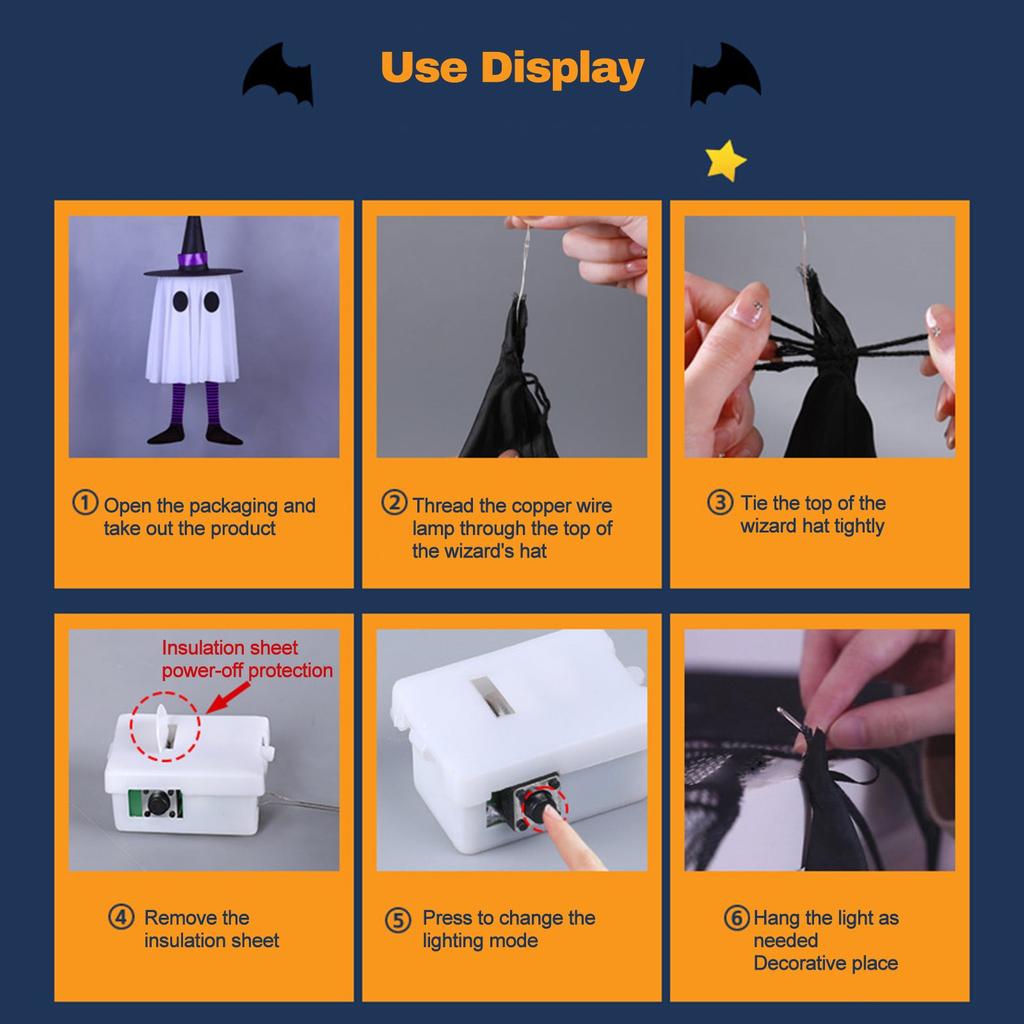 Halloween Terror Decoration  Pendant Hanging  Threatening Prop Courtyard Decoration Pendant