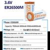 In-Stock ER26500M Disposable 3.6V Lithium Thionyl Chloride Battery, 6500mAh Instrument Power.