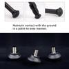 NonSlip Tripods Feet Spikes Rubber and Stainless Steel Fit All 3/8" Thread Tripods Monopods