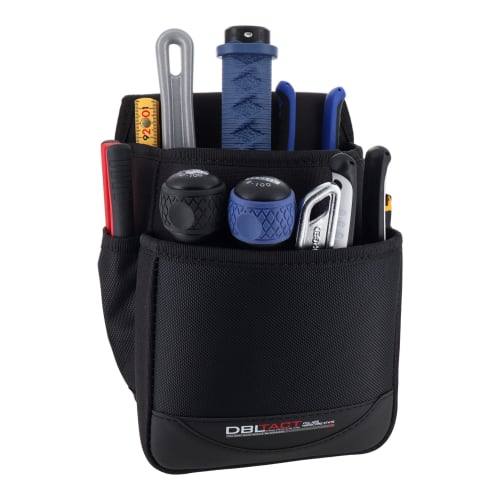 Sankyo Corporation DBLTACT 2-Tier Waist Pouch, Large, Black, DT-02-BK