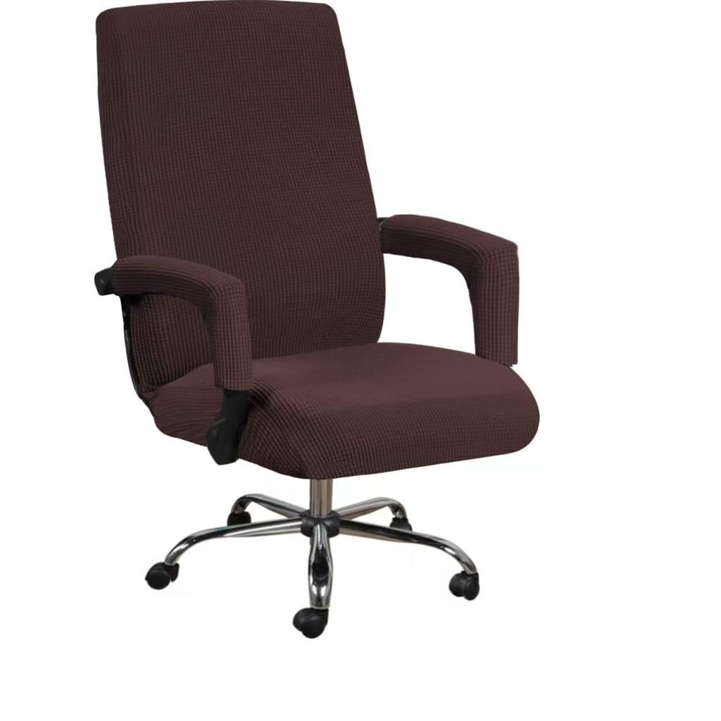 Jacquard Covers for Computer Chair with Armrests Elastic Stretch Swivel Desk Chair Cover Executive Chairs Cover for Computer