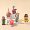 6 Stück/Set Spongebob Schwammkopf Anime Figuren Spielzeug Suche nach Schwammkopf Peripherie Beflockt Sammlerstück Modell Puppe Fans Geschenk