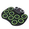 Electric Roll Up Drum Built in Speaker 9 Drum Pads Rechargeable Early Learning Roll Up Potable Drum