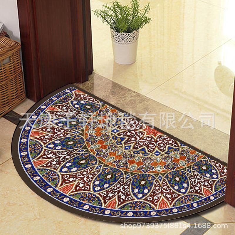 Nordic National Wind Diatom Mud Mat Bathroom Toilet Absorbent Non-slip Dirty and Easy To Clean Porch Mat