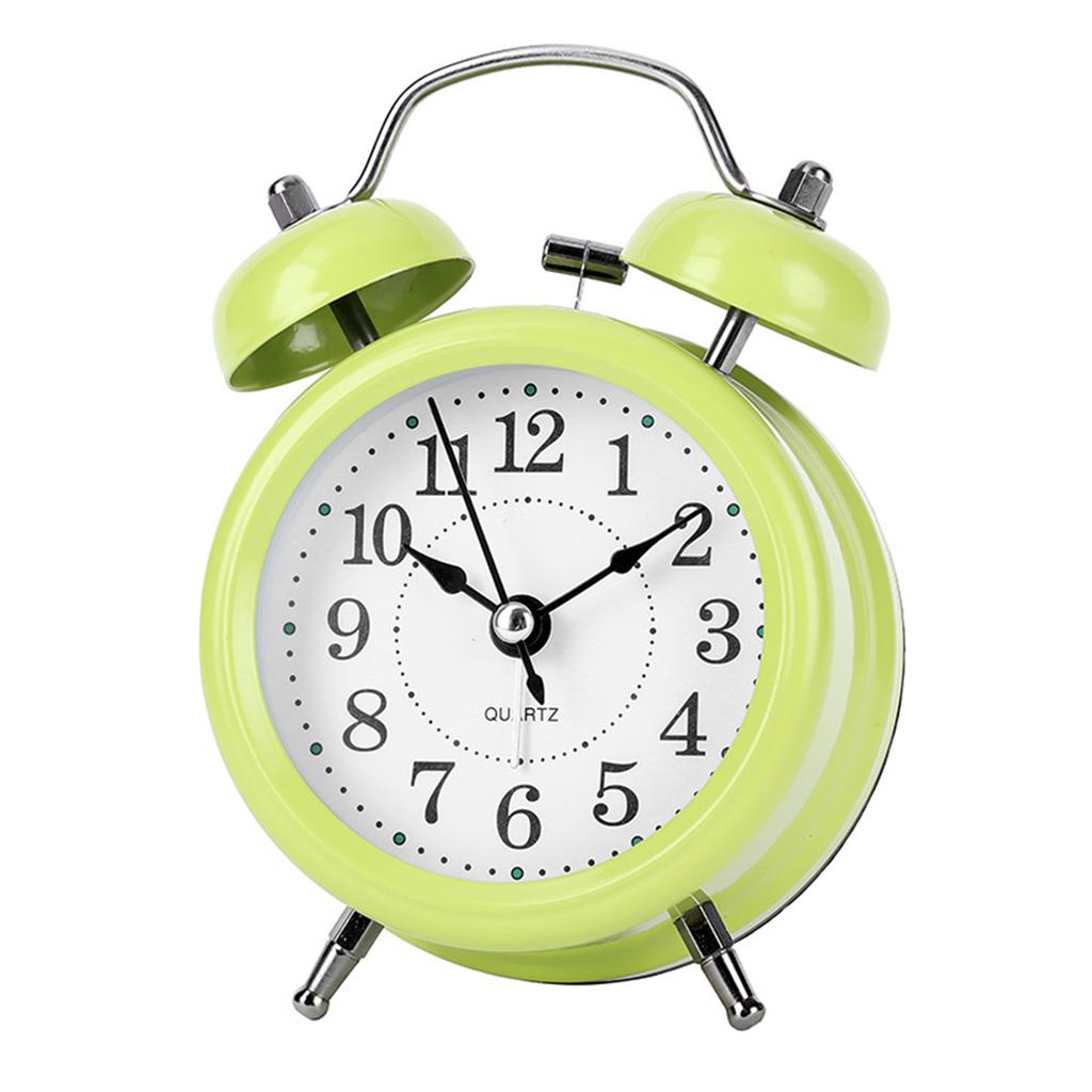 Alarm Clock,Dormitory Student Alarm Clock,Multifunctional Metal Small Alarm Clock,Children's Bedroom Bedside Dedicated Clock,