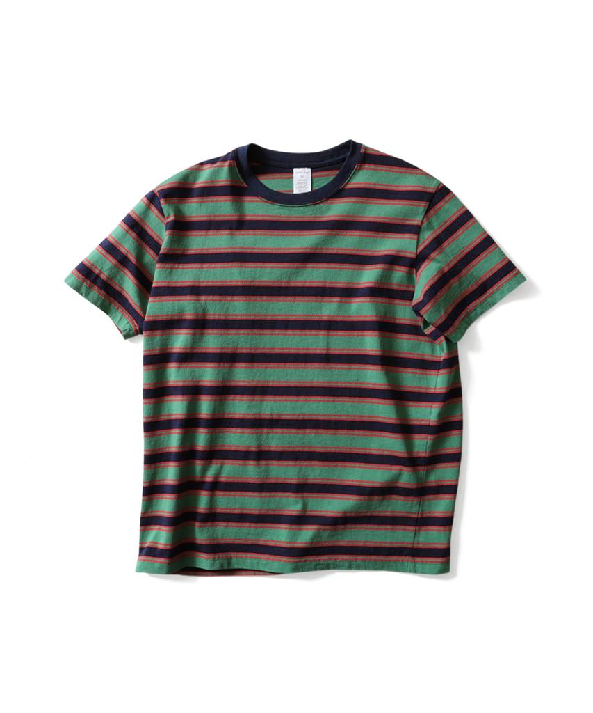 THOMASMORE Multi-Stripe Tee - Kale