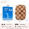 LC LIVING Thai Imported Chessboard Oval Cutting Board