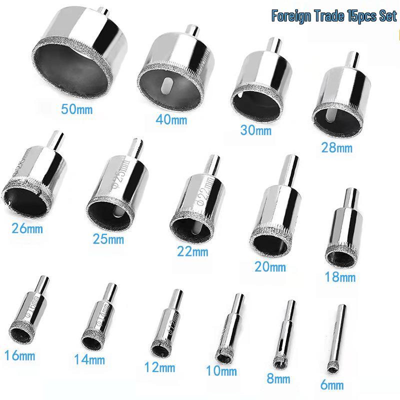 Diamond Glass & Tile Hole Saw Drill Bit for Marble and Ceramic