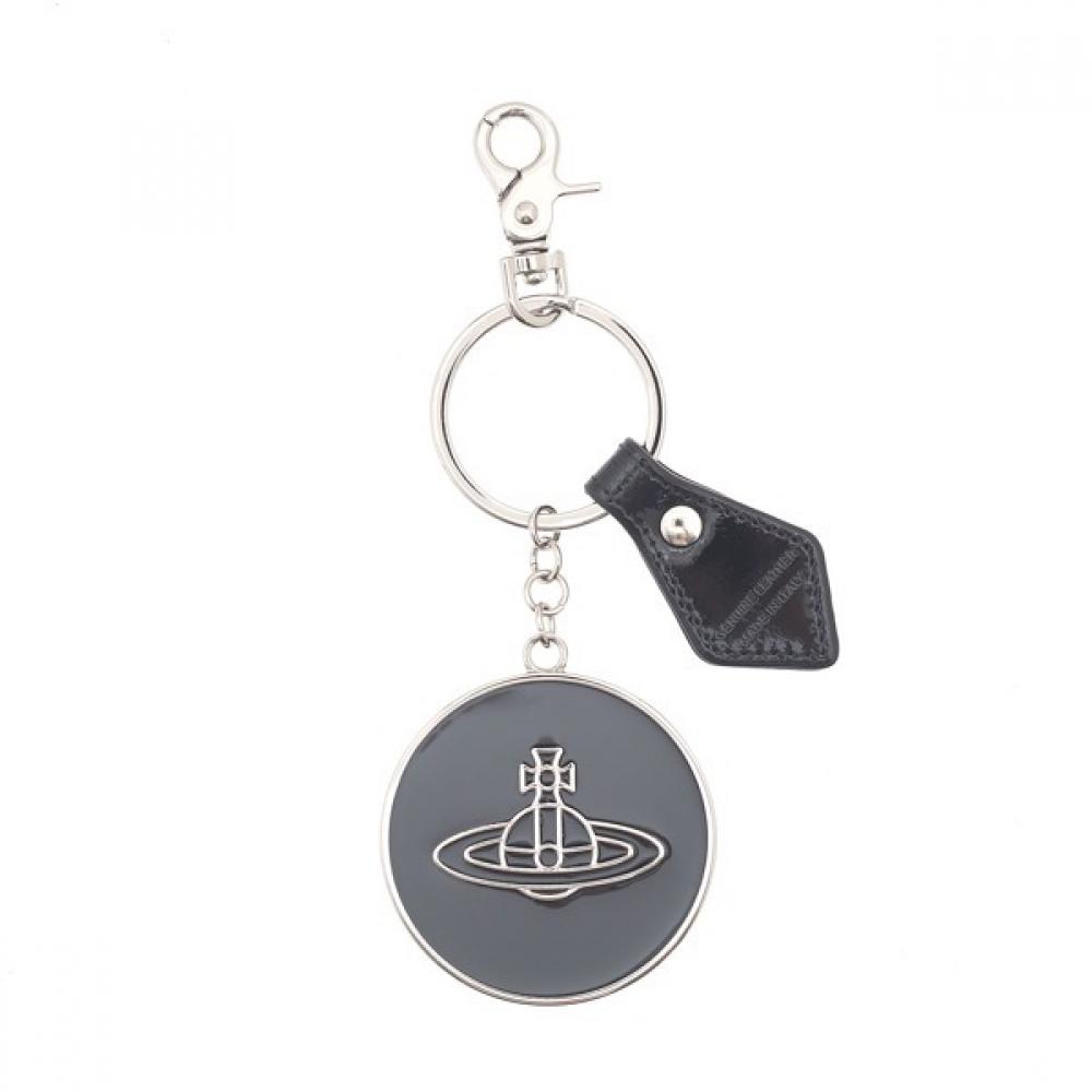 

Vivienne Westwood Shiny Patent Mirror Key Holder 82030102u Om000g N401 Shinyblack Enam Single product