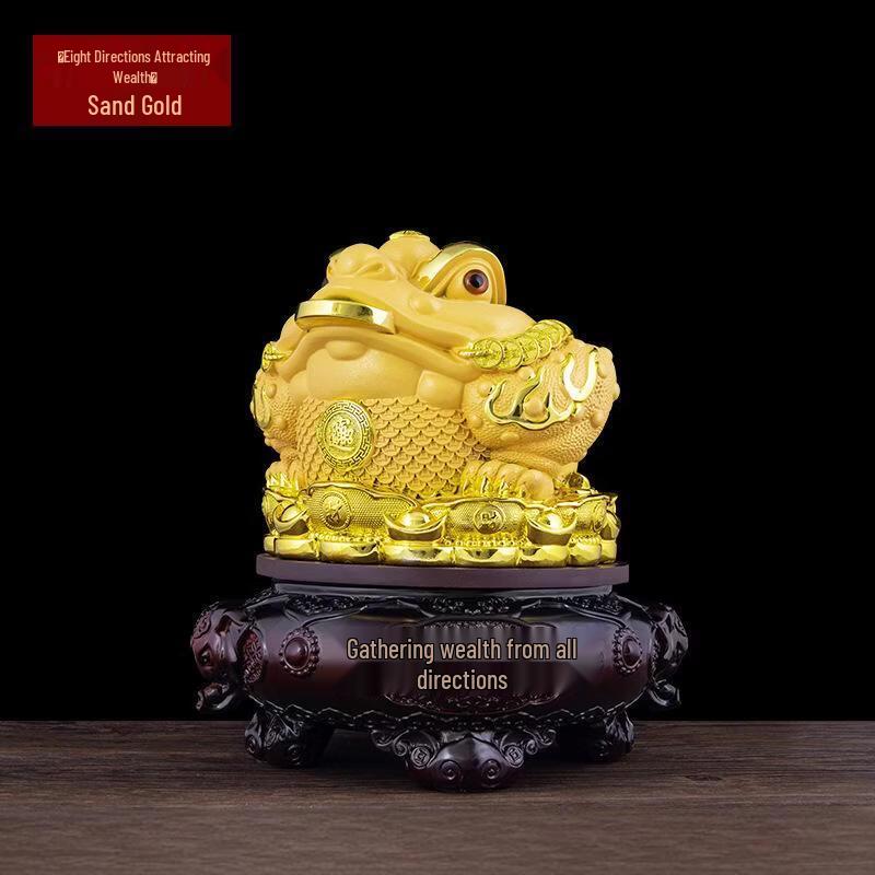 Lucky Money Toad Office Ornament